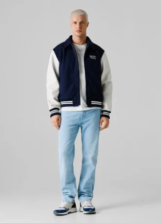 Giacca bomber varsity