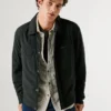 Giacca con colletto a camicia Giacca con colletto a camicia