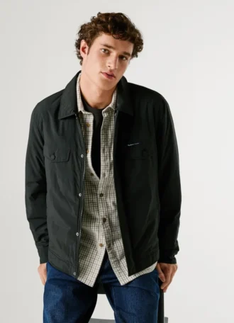 Giacca con colletto a camicia