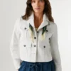 Giacca corta in twill Giacca corta in twill