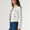 Giacca corta in twill Giacca corta in twill
