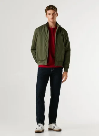 Giacca Harrington con collo alto
