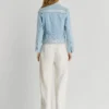 Giacca in denim con dettagli Ikat Giacca in denim con dettagli Ikat