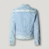 Giacca in denim con dettagli Ikat Giacca in denim con dettagli Ikat