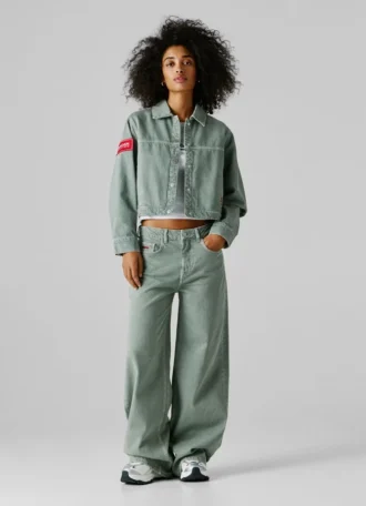 Giacca in denim dal taglio corto