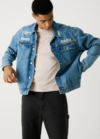 Giacca in denim dalla vestibilità comoda