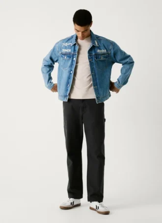 Giacca in denim dalla vestibilità comoda