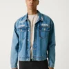 Giacca in denim dalla vestibilità comoda Giacca in denim dalla vestibilità comoda