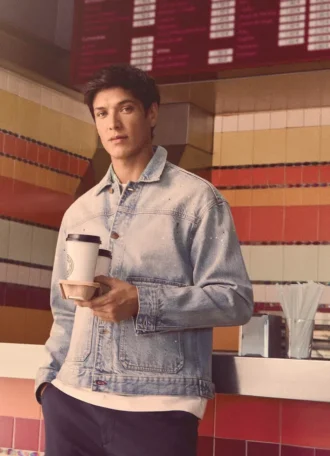 Giacca in denim dalla vestibilità regolare