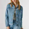 Giacca in denim dalla vestibilità regolare Giacca in denim dalla vestibilità regolare