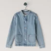 Giacca in denim dalla vestibilità regolare Giacca in denim dalla vestibilità regolare