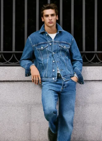 Giacca in denim dalla vestibilità regolare