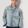 Giacca in denim dalla vestibilità regolare Giacca in denim dalla vestibilità regolare