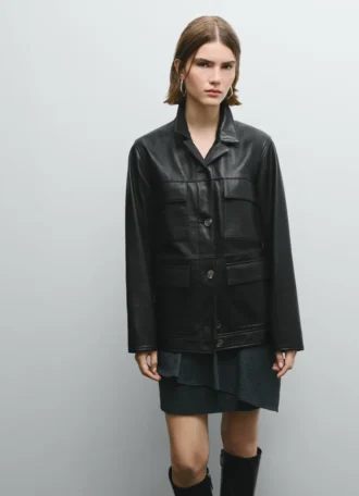 Giacca in pelle
