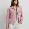 Giacca in pelle scamosciata
