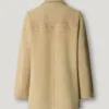Giacca in pelle scamosciata