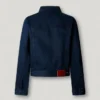 Giacca in twill con colletto a camicia