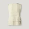 Gilet all’uncinetto con frange Gilet all’uncinetto con frange