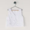 Gilet imbottito con dettagli traforati Gilet imbottito con dettagli traforati