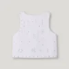 Gilet imbottito con dettagli traforati Gilet imbottito con dettagli traforati