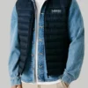 Gilet imbottito con logo stampato Gilet imbottito con logo stampato