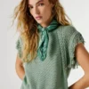 Gilet in maglia con collo rotondo Gilet in maglia con collo rotondo
