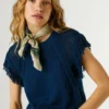 Gilet in maglia con collo rotondo Gilet in maglia con collo rotondo