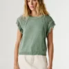 Gilet in maglia con collo rotondo Gilet in maglia con collo rotondo