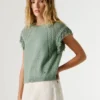 Gilet in maglia con collo rotondo Gilet in maglia con collo rotondo