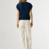 Gilet in maglia con collo rotondo Gilet in maglia con collo rotondo