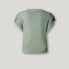 Gilet in maglia con collo rotondo Gilet in maglia con collo rotondo