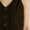 Gilet in pelle scamosciata Gilet in pelle scamosciata