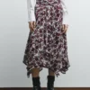 Gonna lunga con stampa floreale Gonna lunga con stampa floreale