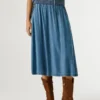 Gonna midi in chambray Gonna midi in chambray