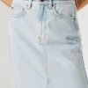 Gonna midi in denim slim fit Gonna midi in denim slim fit