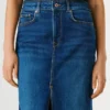 Gonna midi in denim slim fit Gonna midi in denim slim fit