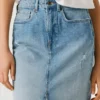 Gonna midi in denim slim fit Gonna midi in denim slim fit