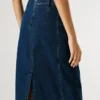 Gonna midi in denim slim fit Gonna midi in denim slim fit