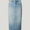 Gonna midi in denim slim fit Gonna midi in denim slim fit