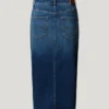 Gonna midi in denim slim fit Gonna midi in denim slim fit
