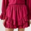 Gonna-pantaloncino con volant Gonna-pantaloncino con volant
