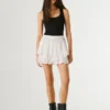 Gonna-pantaloncino con volant Gonna-pantaloncino con volant