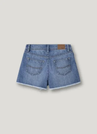 Gonna-pantaloncino in denim dalla vestibilità comoda
