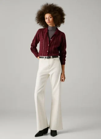 Jeans a vita alta e gamba svasata – Willa