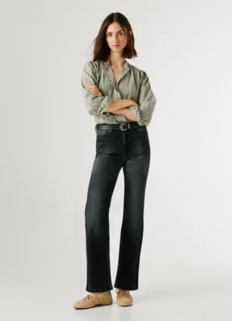 Jeans a vita alta e gamba svasata – Willa