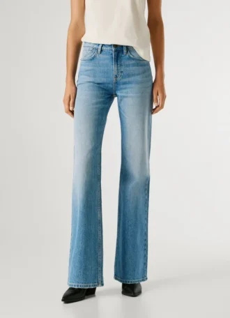 Jeans a vita alta e gamba svasata – Willa