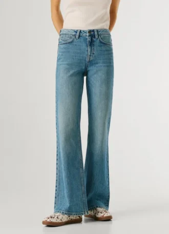 Jeans a vita alta e gamba svasata – Willa