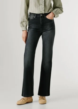 Jeans a vita alta e gamba svasata – Willa