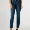 Jeans a vita alta e vestibilità affusolata – Viola Jeans a vita alta e vestibilità affusolata – Viola