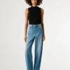Jeans a vita alta e vestibilità ampia – Addison Jeans a vita alta e vestibilità ampia – Addison